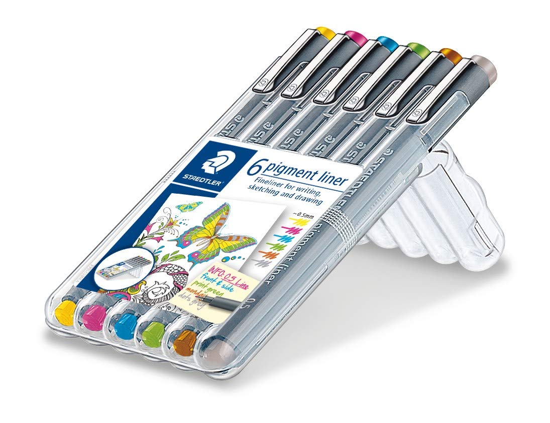 staedtler-pigment-liner-308-fineliner-0-5-mm-set-12-colori image 6