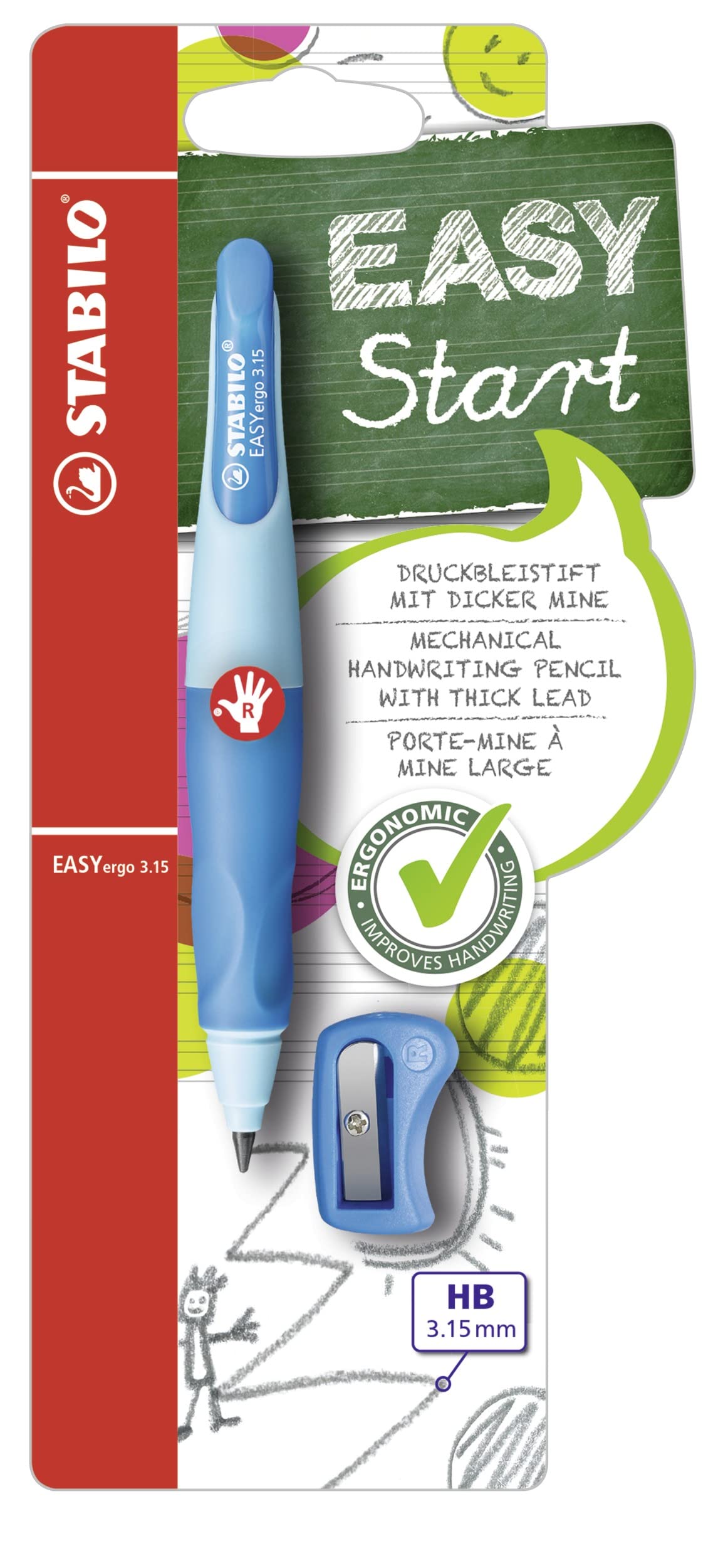stabilo-easyergo-3-15-matita-a-scatto-ergonomica-per-bambini-mina-hb-3-15-mm image 1