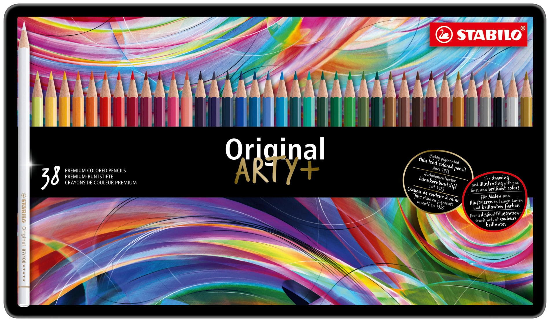 stabilo-original-matita-colorata-premium-mina-2-5-mm-parzialmente-acquerellabile image 2
