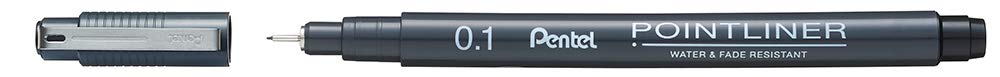 pentel-pointliner-s20p-fineliner-0-1-mm-nero-12-pz image 1