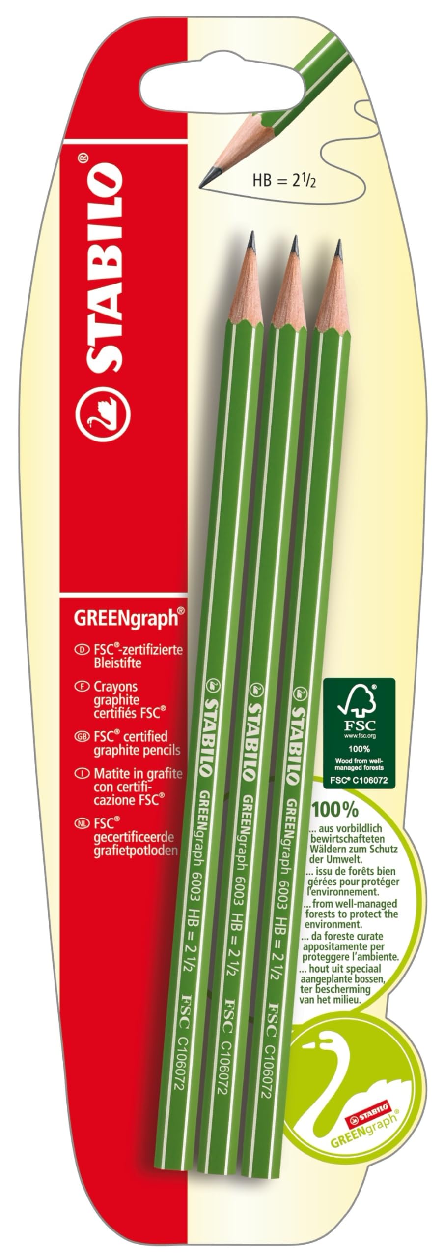 stabilo-greengraph-matita-in-grafite-hb-ecologica-fusto-esagonale image 8