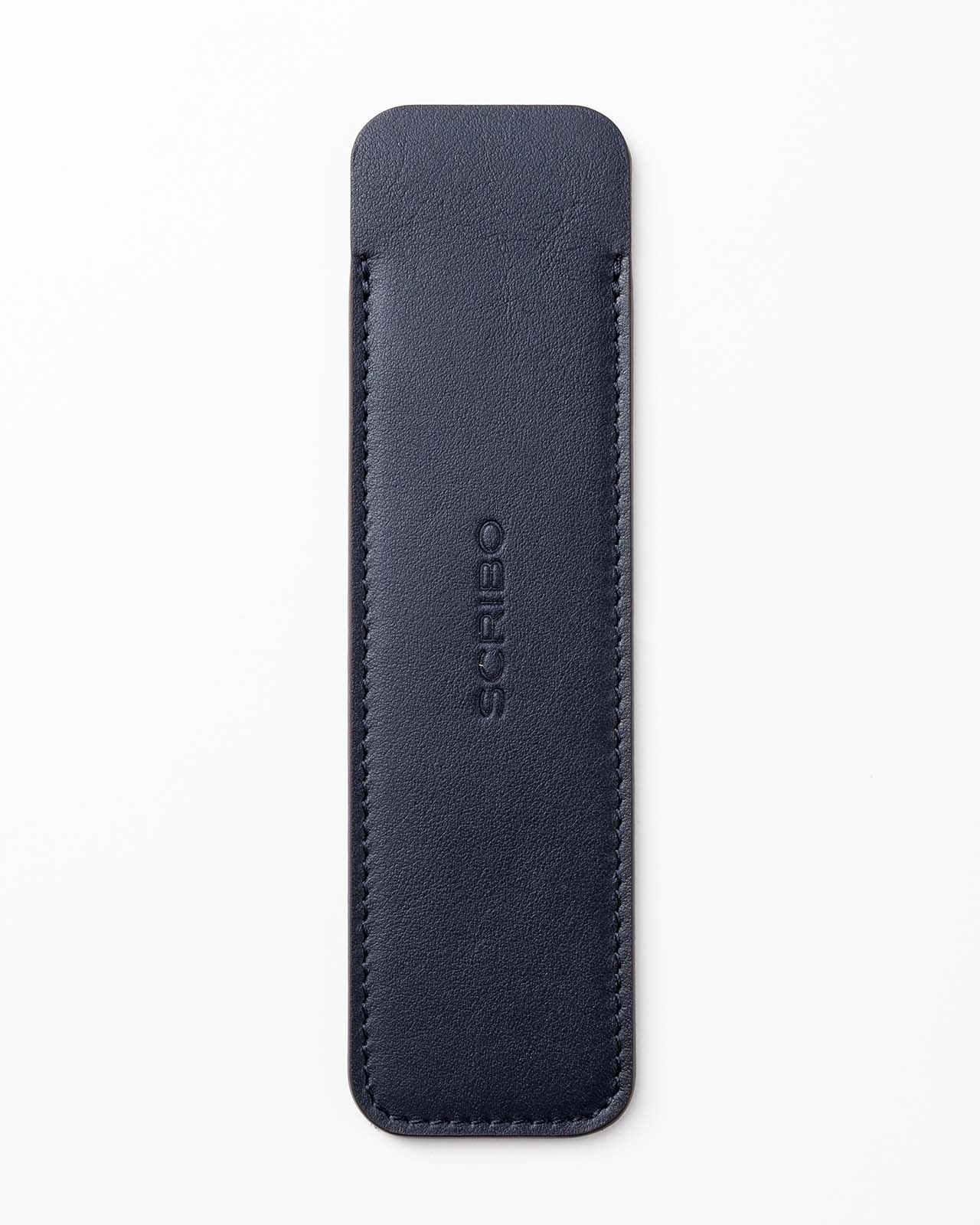 scribo-astuccio-in-pelle-astuzen-blu-cosmico-per-penne image 1
