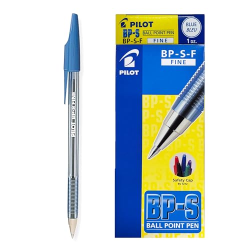 pilot-bps-bp-s-f-penna-a-sfera-0-7-mm-blu-confezione-12-pezzi image 4