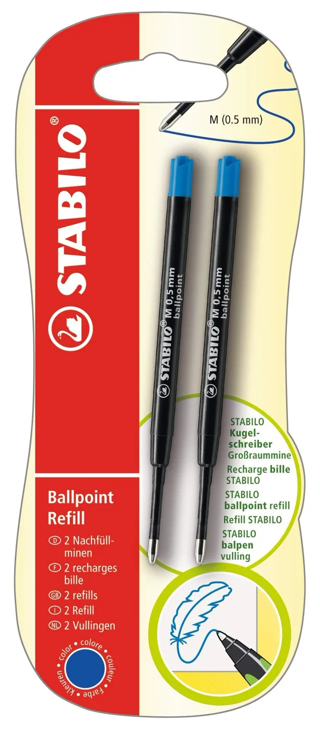 stabilo-cartuccia-refill-penna-a-sfera-pointball-0-5-mm image 1
