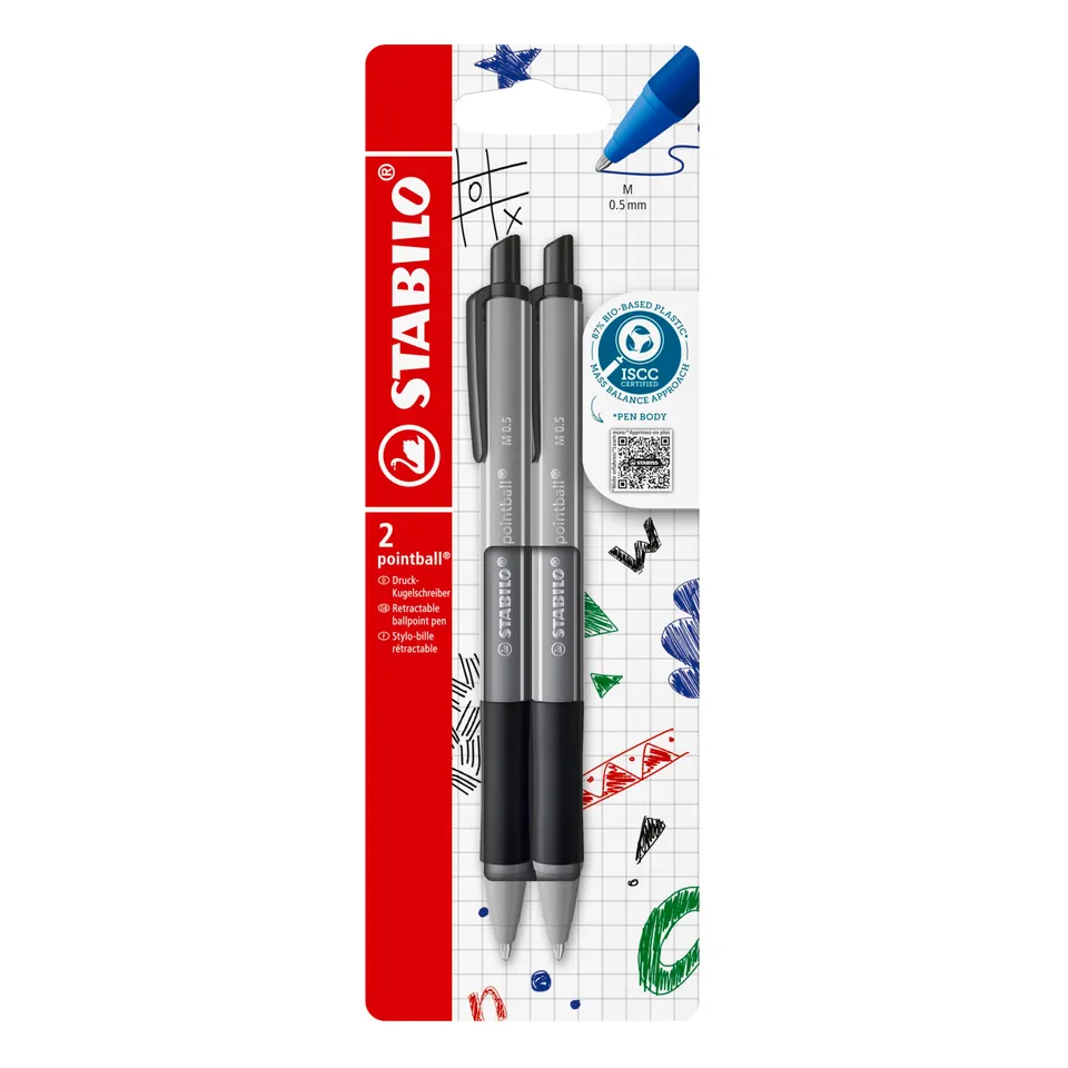 stabilo-pointball-colorful-penna-a-sfera-a-scatto-0-5-mm image 1