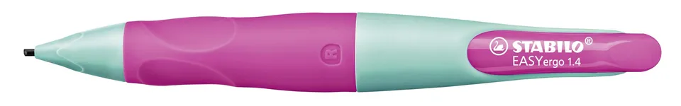 stabilo-easyergo-1-4-matita-a-scatto-ergonomica-per-destrimani-turchese-rosa-3-m image 1