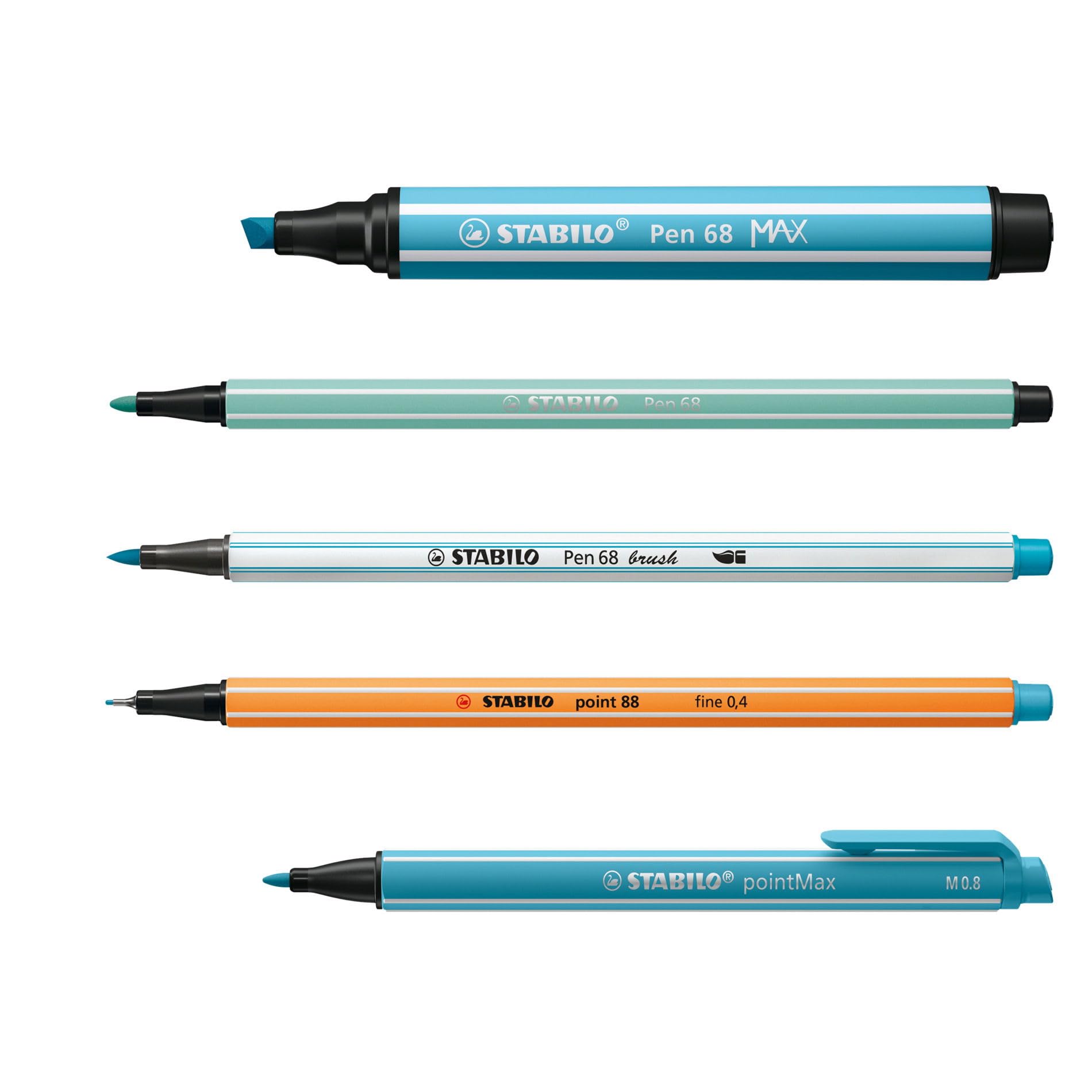 stabilo-arty-creative-set-cofanetto-55-pezzi-pen-68-brush-point-88-pointmax image 4