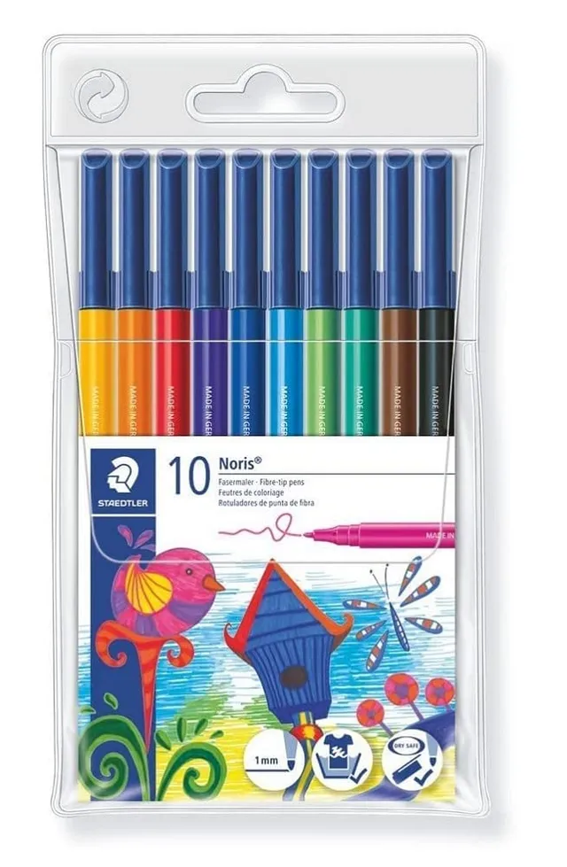 staedtler-noris-club-326-wp10-penna-con-punta-sintetica-confezione-10-pezzi image 1