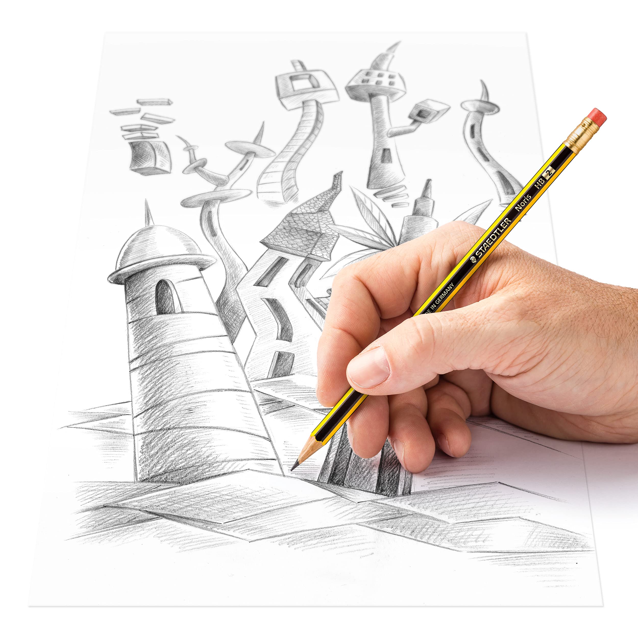 staedtler-noris-122-matite-hb-con-gommino-10-pezzi image 5