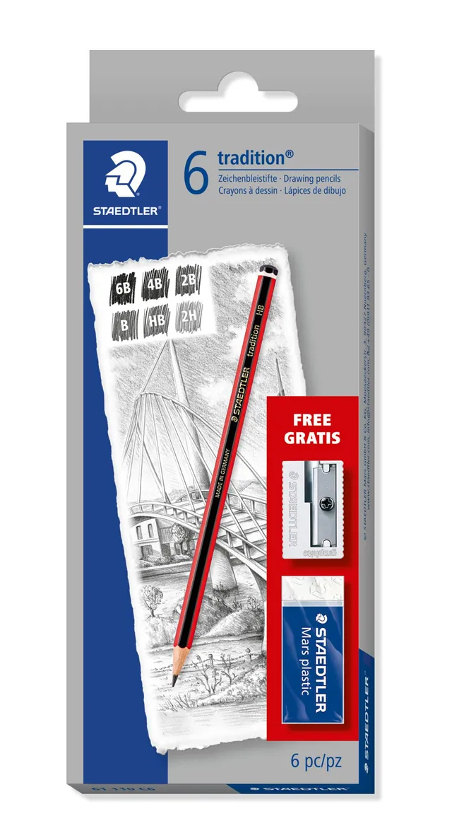 staedtler-noris-set-6-matite-tradizionali-temperino-gomma image 1