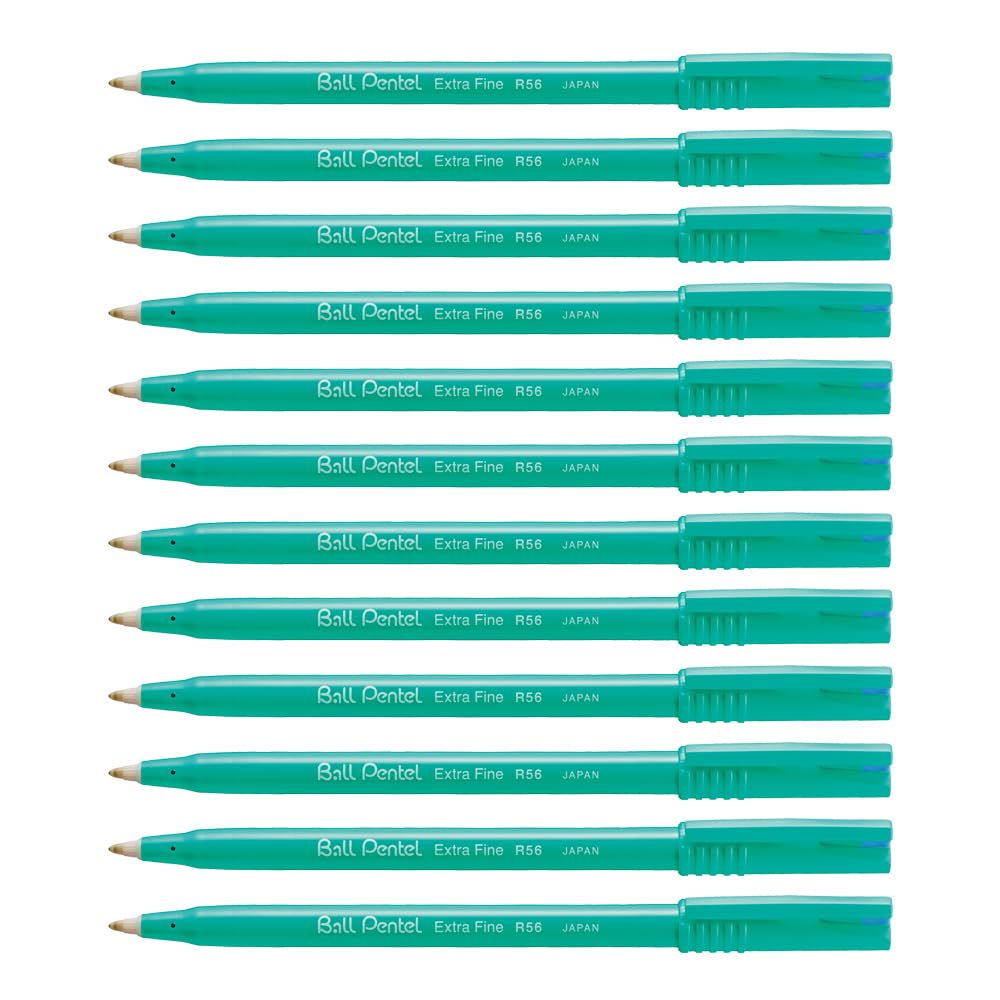 pentel-r56-rolling-writer-roller-punta-resina-blu-confezione-12-pezzi image 1