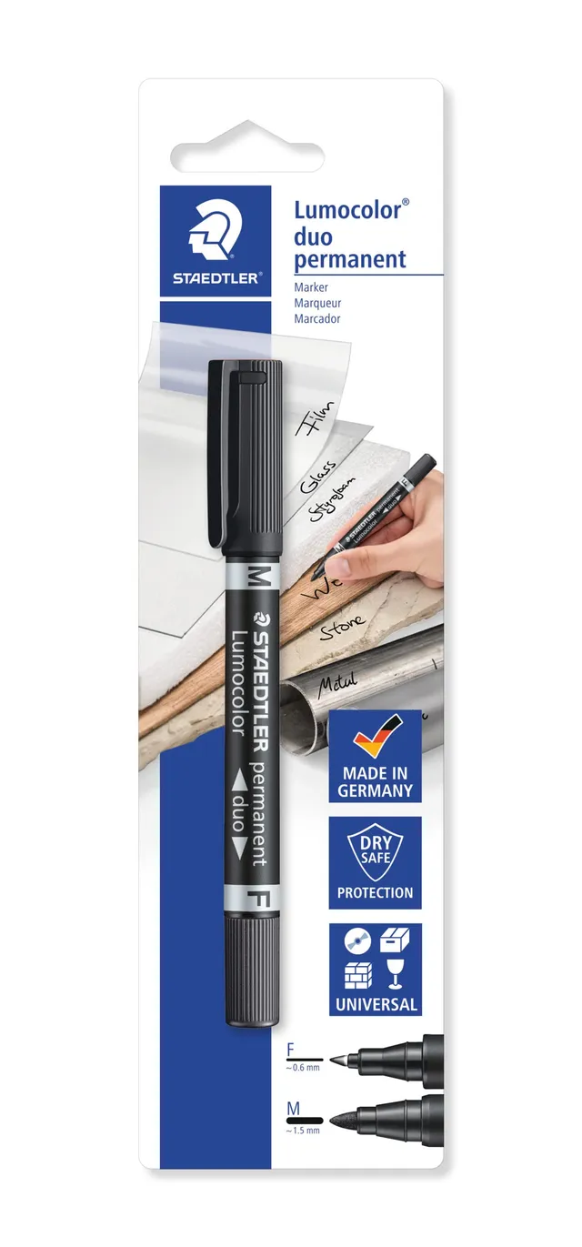 staedtler-lumocolor-348-permanent-duo-pennarello-permanente-nero-doppia-punta-0- image 1