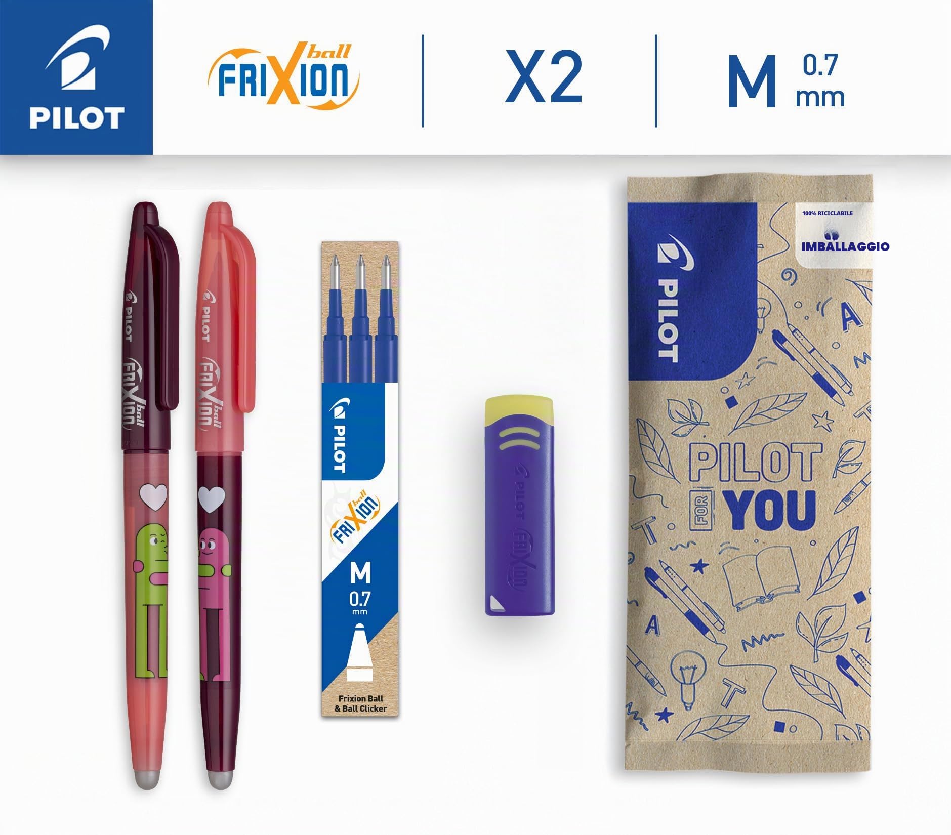 pilot-frixion-ball-edizione-limitata-frixion-friends-penna-cancellabile-ricarica image 2