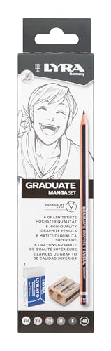 lyra-graduate-graphite-manga-set-8-pezzi-con-matite-temperamatite-e-gomma image 7