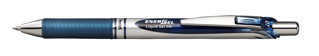 pentel-energel-bl77-roller-gel-a-scatto-0-7-mm-nero-blu image 1