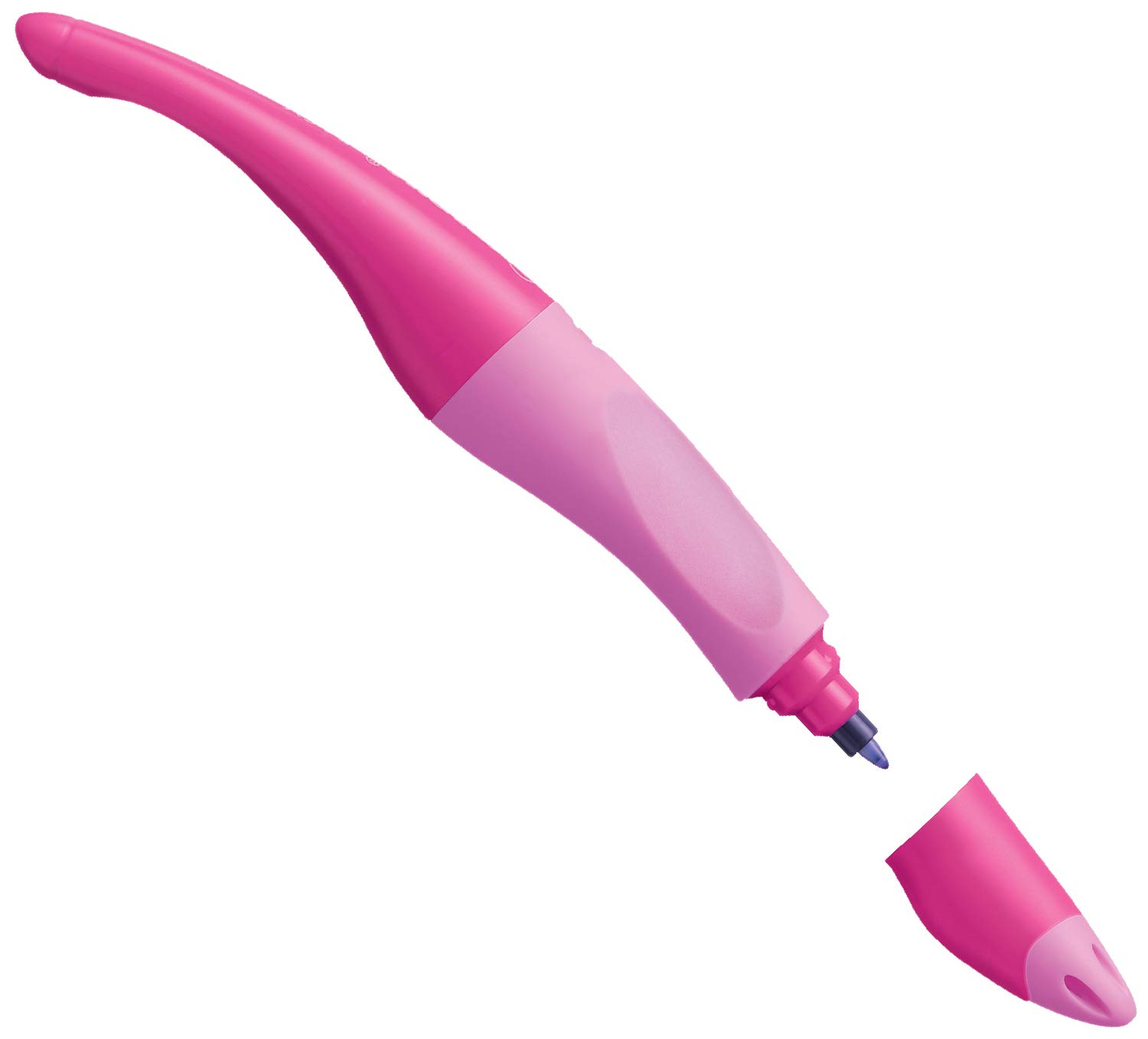 stabilo-easyoriginal-penna-roller-ergonomica-per-mancini-rosa-cartuccia-blu image 2