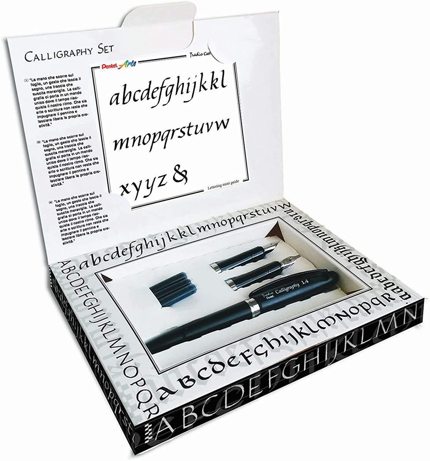 pentel-trc-tradio-calligraphy-penna-calligrafia-1-4-mm-nero image 5