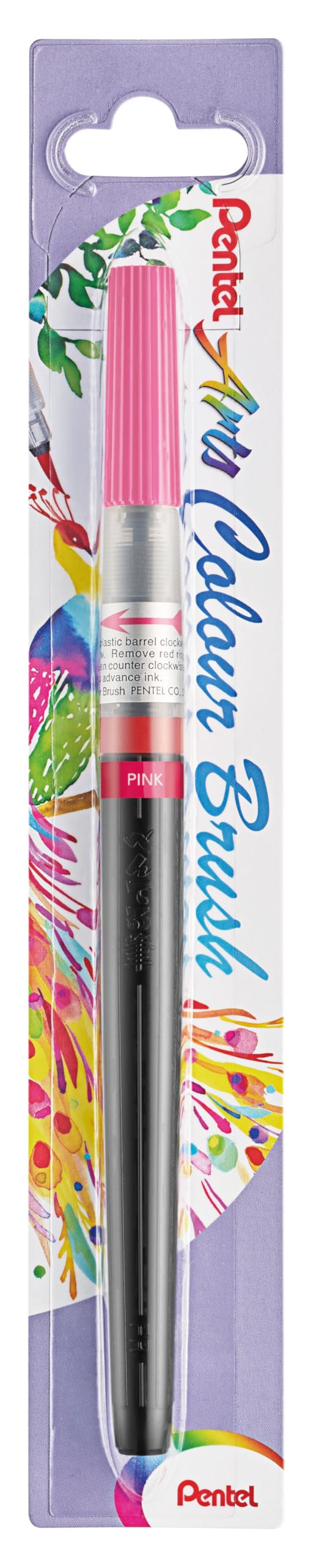pentel-color-brush-gfl-pennarello-punta-pennello-blu-inchiostro-acquerello image 7