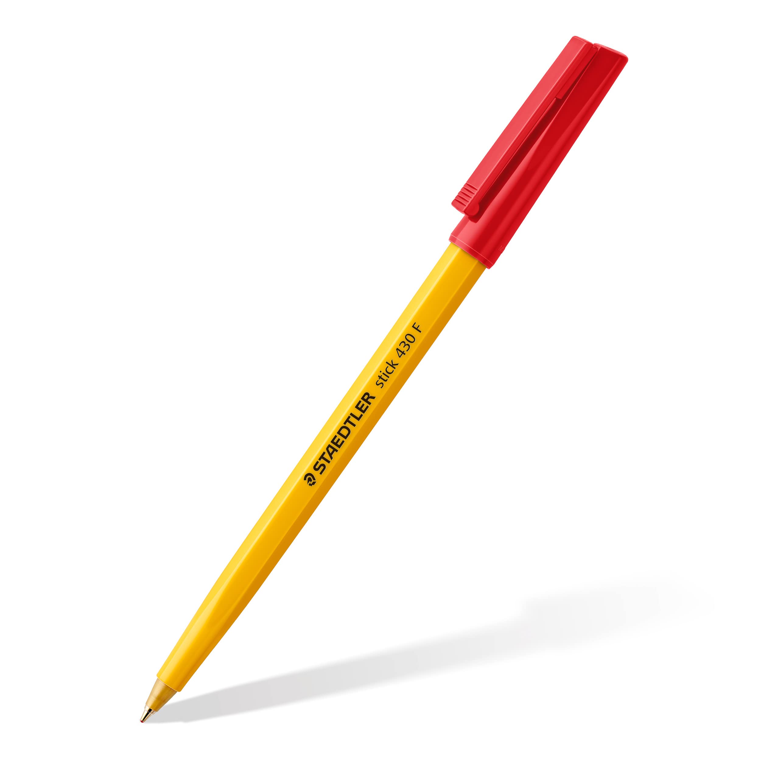 staedtler-stick-430-f-2-penna-a-sfera-punta-fine-confezione-10-pezzi-rosso image 2