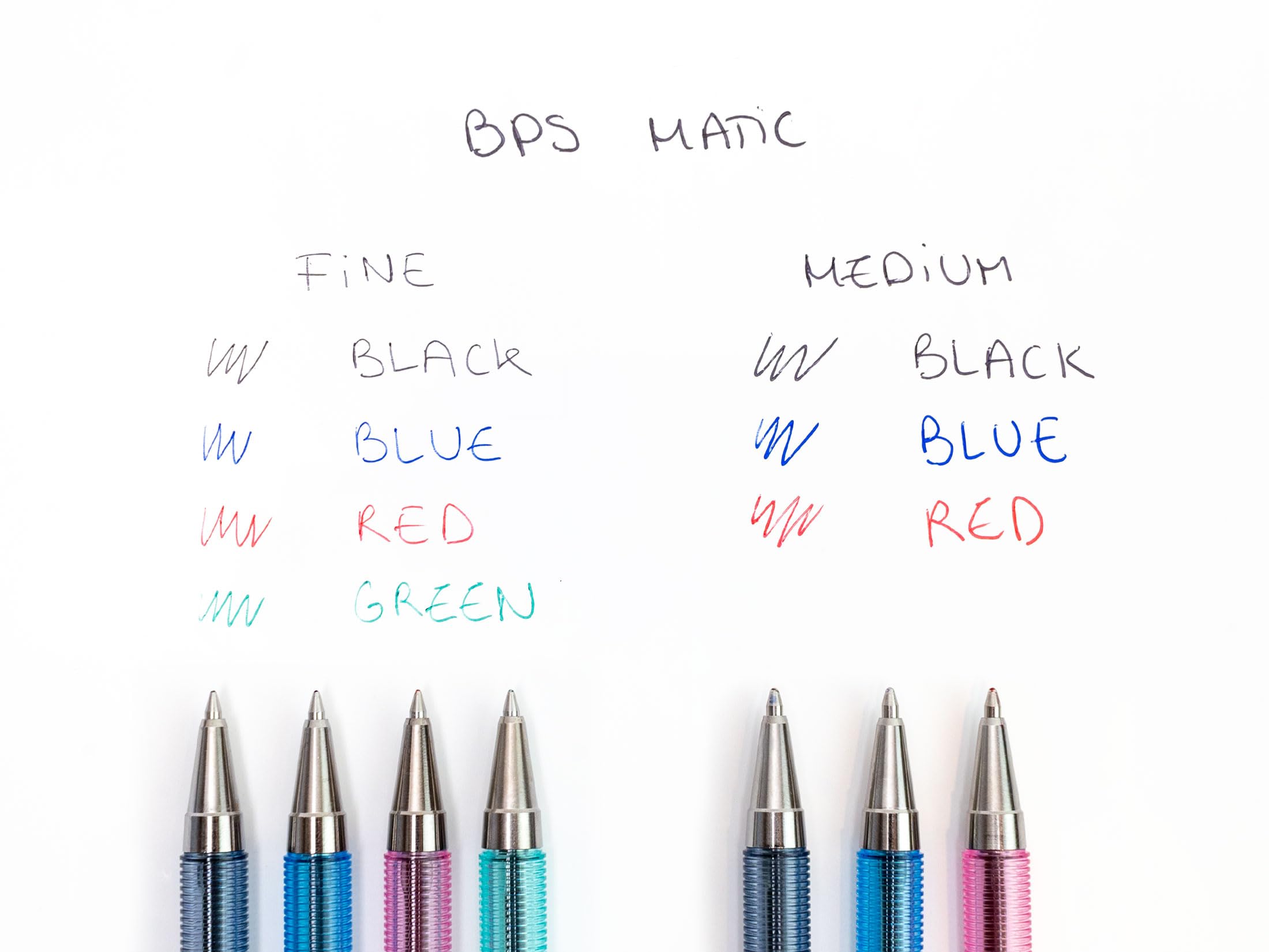 pilot-bps-matic-penna-a-sfera-blu-punta-fine-set-10-1-omaggio image 2