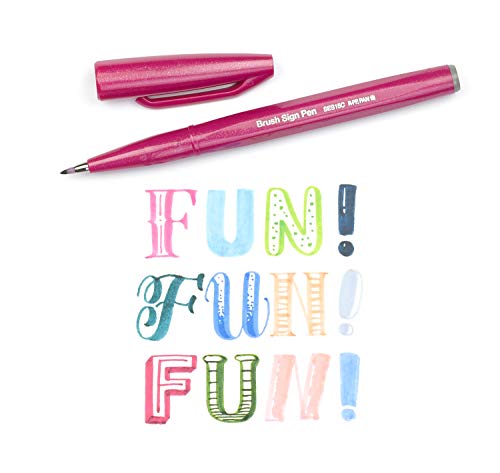 pentel-ses15c-brush-sign-pen-set-4-pezzi-colori-primavera image 7