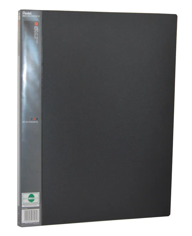 pentel-dcf132-display-book-superior-a3-nero-cartellina-20-buste image 1