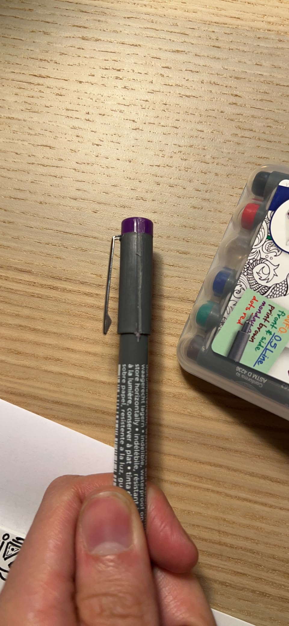 Tratto perfetto per i miei appunti