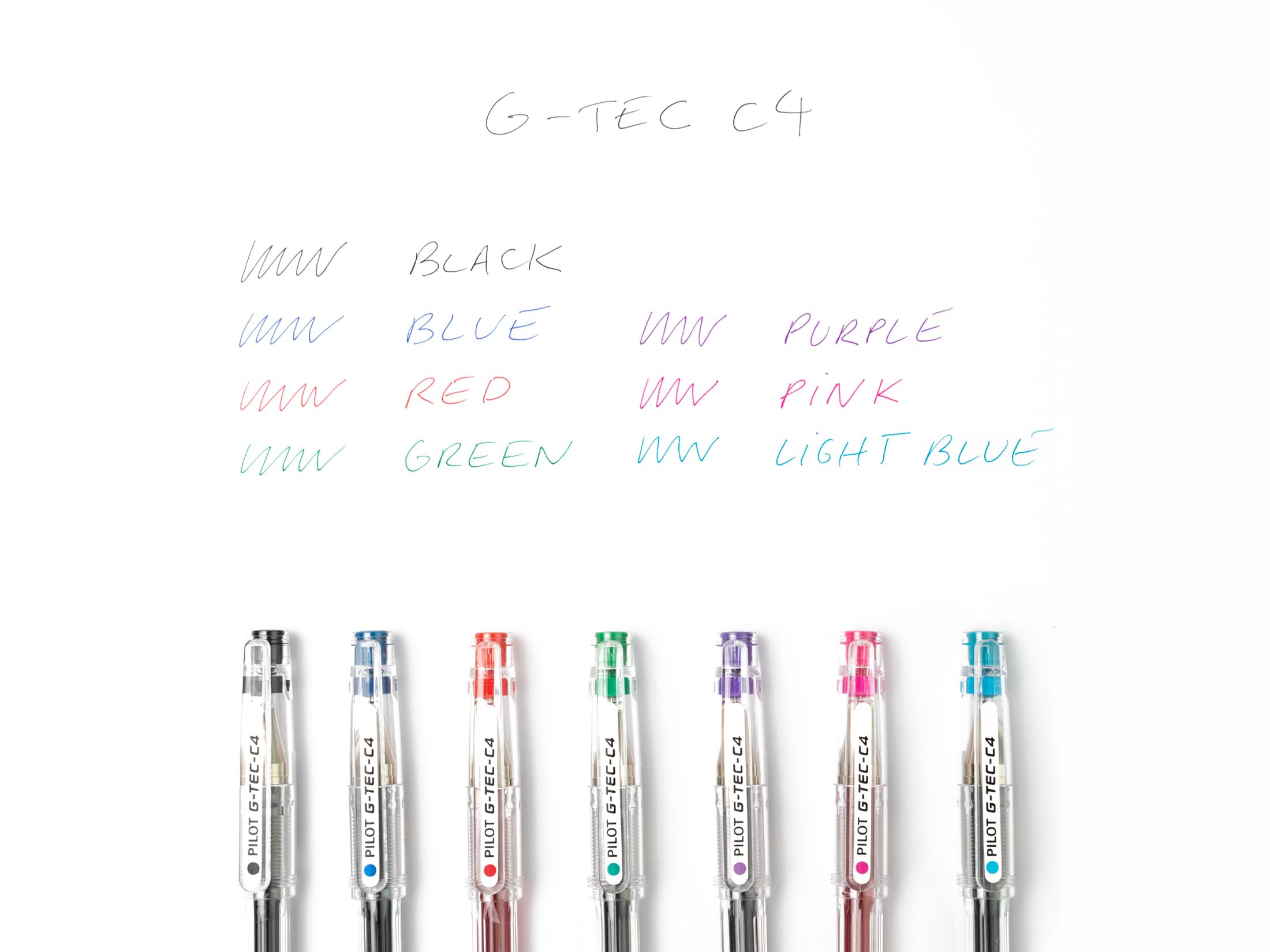 pilot-g-tec-c4-begreen-penna-gel-nero-0-4-mm-set-4-pezzi image 6