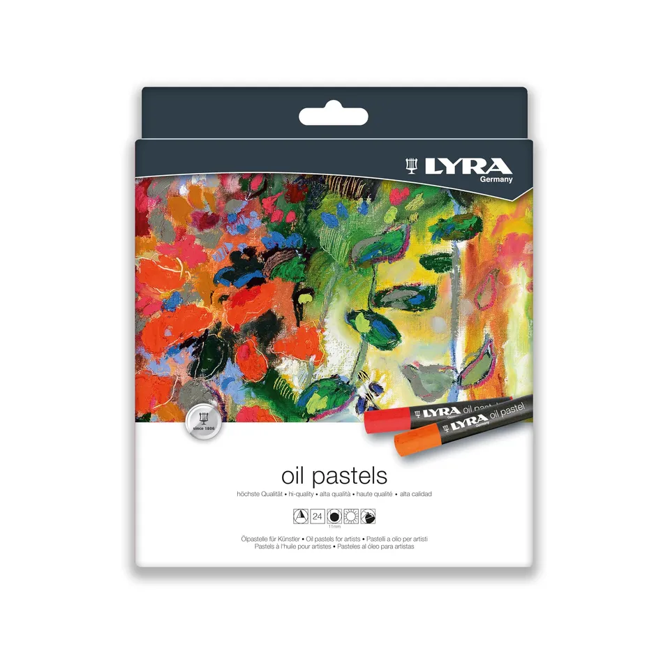 lyra-pastelli-a-olio-rotondi-11-mm-24-colori-assortiti-per-artisti image 1