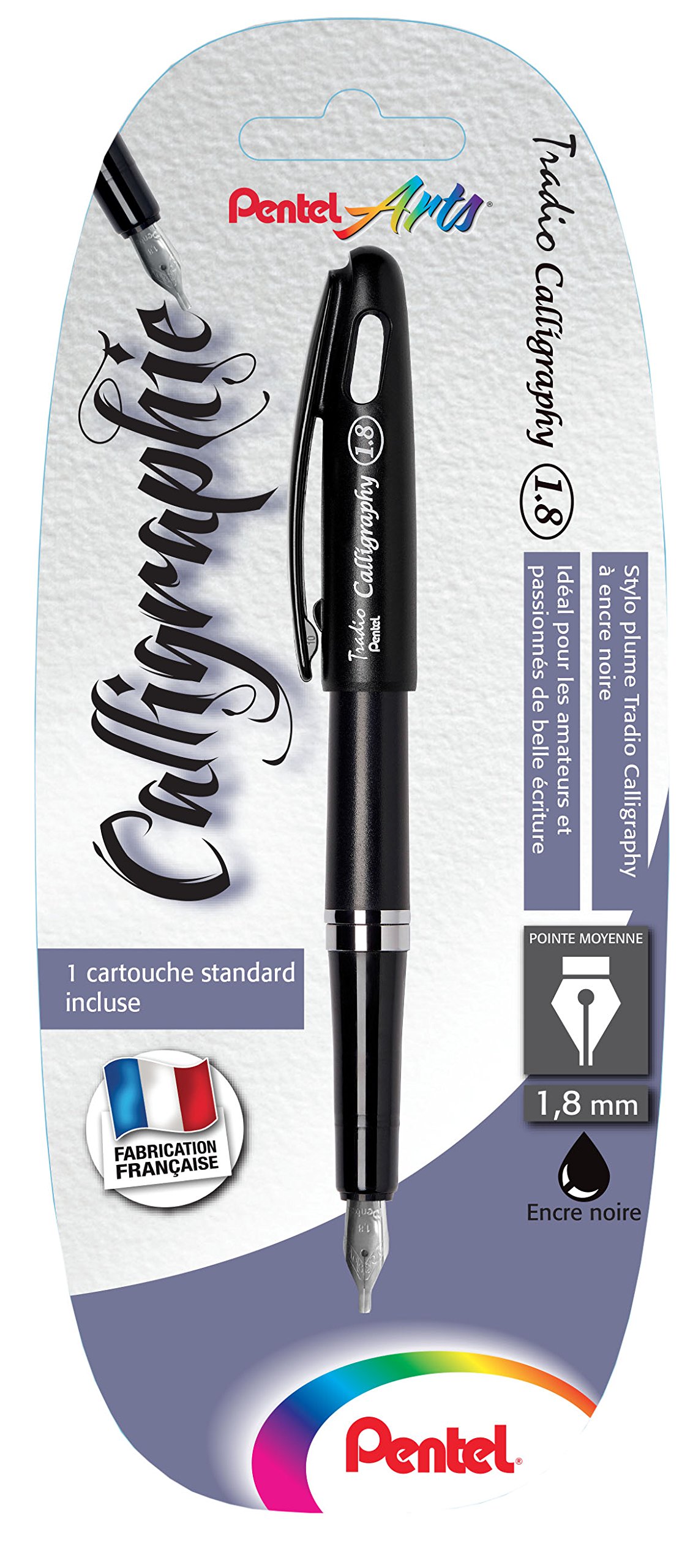 pentel-trc-tradio-calligraphy-penna-calligrafia-1-4-mm-nero image 6