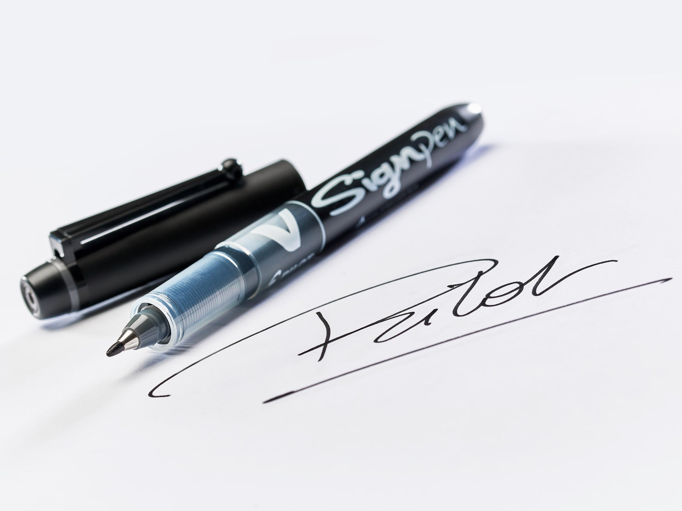 pilot-v-sign-pen-pennarello-inchiostro-liquido-nero-punta-2-mm-set-4-pezzi image 7