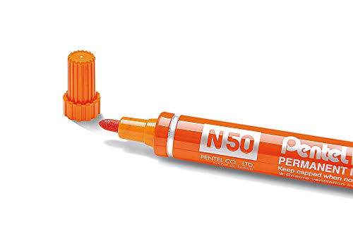pentel-n50-marcatore-permanente-punta-conica-4-3-mm-4-pezzi image 8