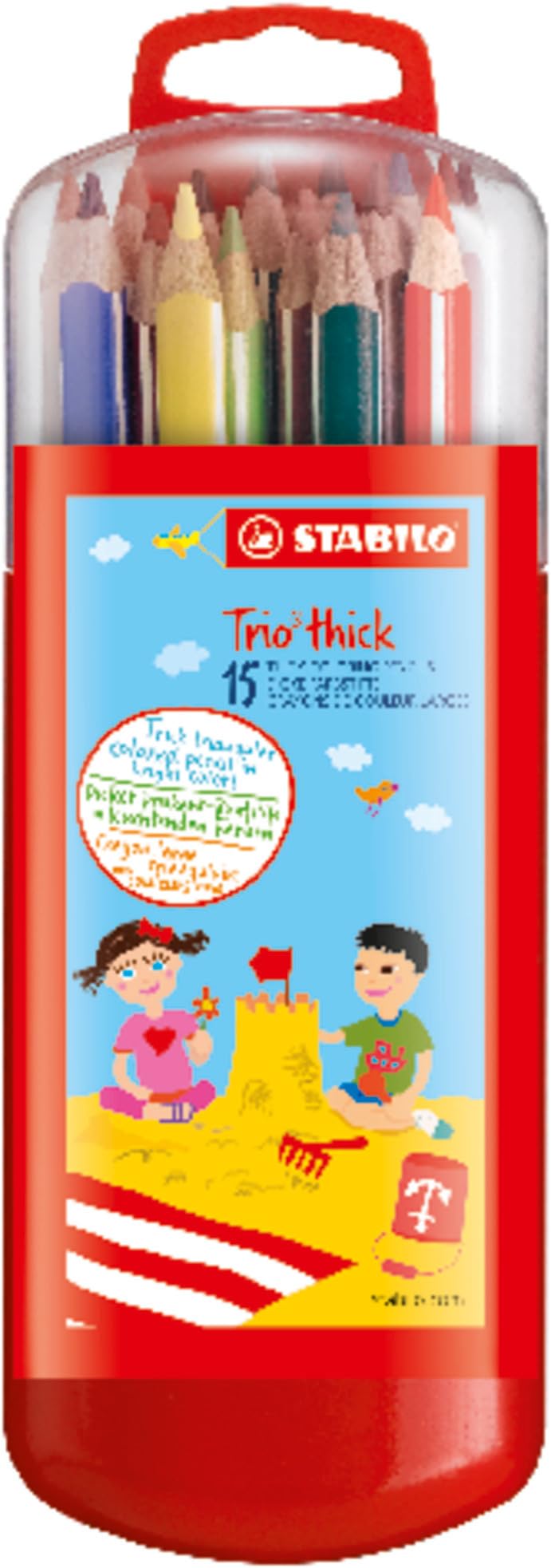 stabilo-trio-thick-matita-colorata-triangolare-ergonomica image 1