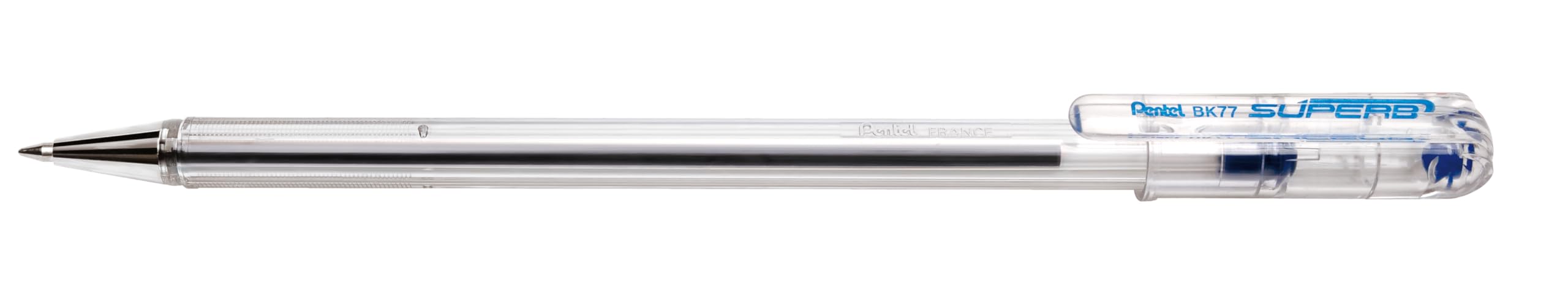 pentel-superb-bk77-penna-a-sfera-0-7-mm-nero-6-pezzi image 6