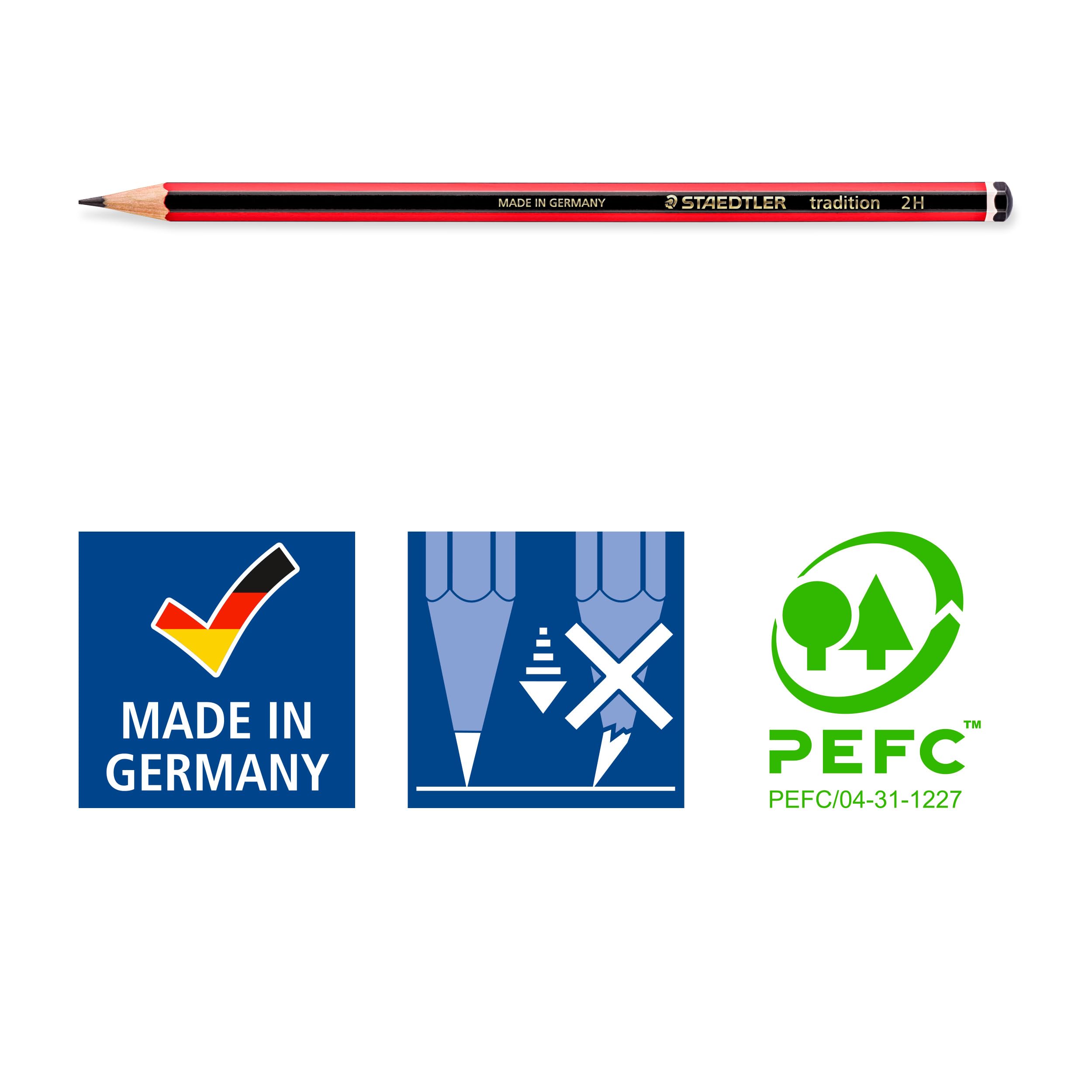 staedtler-tradition-110-matita-da-disegno-2h-12-pezzi image 6