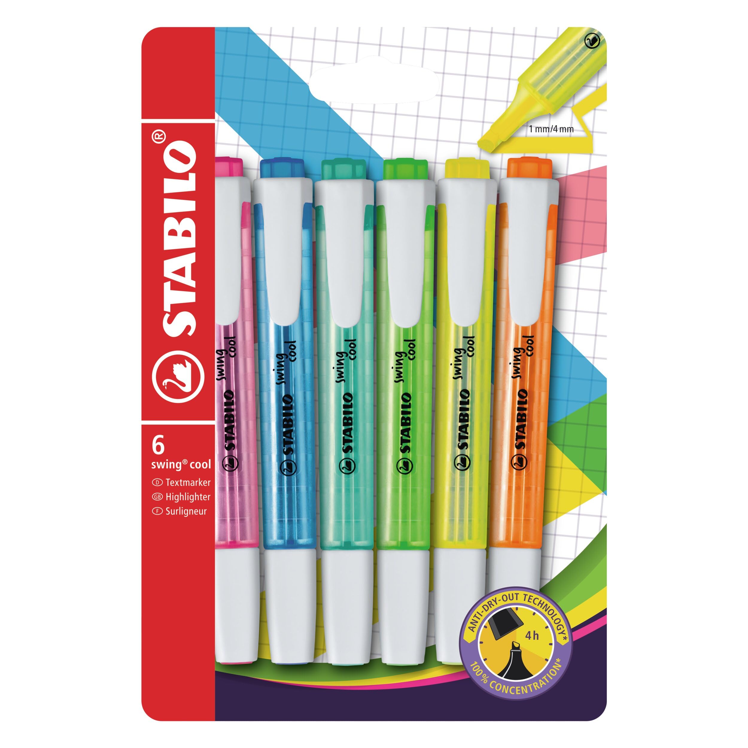 stabilo-swing-cool-evidenziatore-tascabile-punta-doppia-1-4-mm image 1