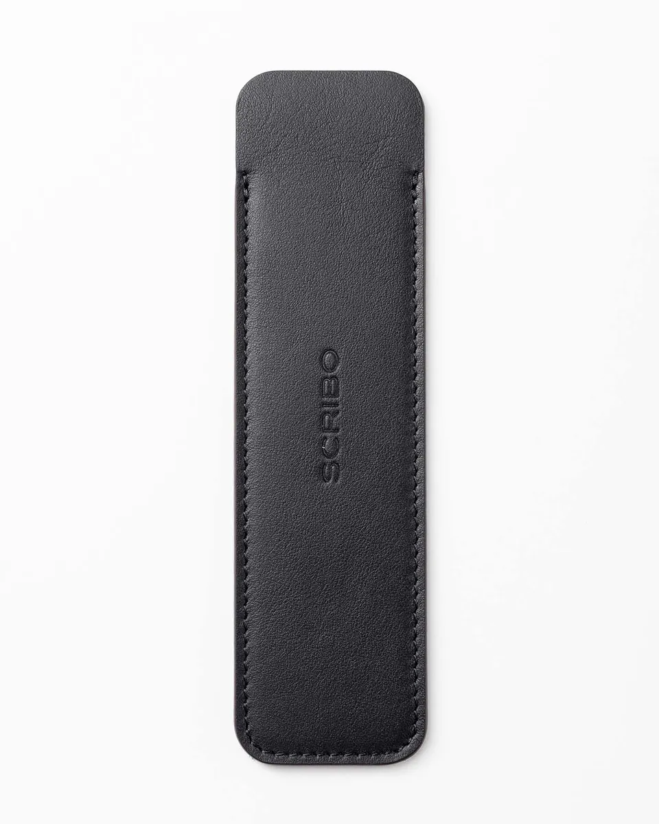 scribo-astuccio-portapenne-nero-nero-in-pelle-vera image 1