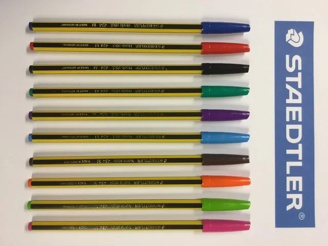 staedtler-noris-stick-434m-penna-a-sfera-1-mm-set-10-colori image 1