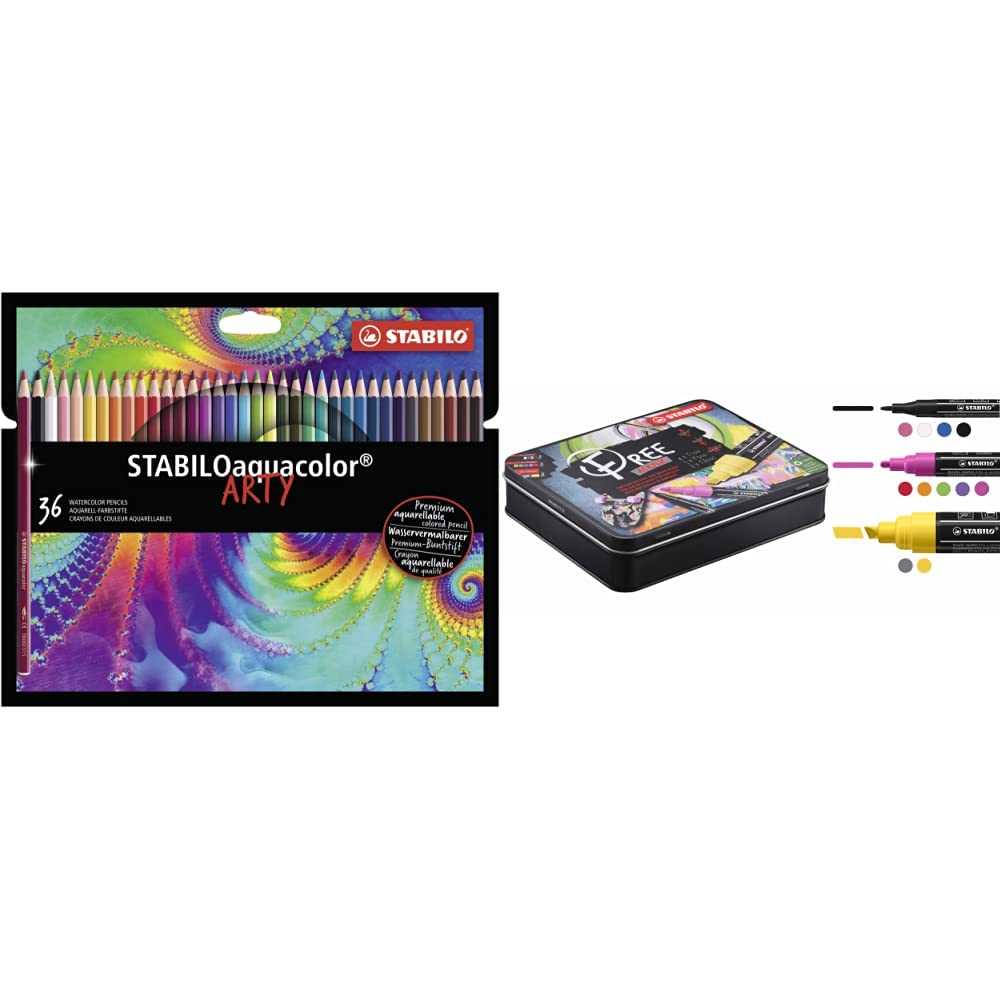 stabilo-set-creativo-stabiloaquacolor-arty-36-free-acrylic-starter-set-11-marker image 1