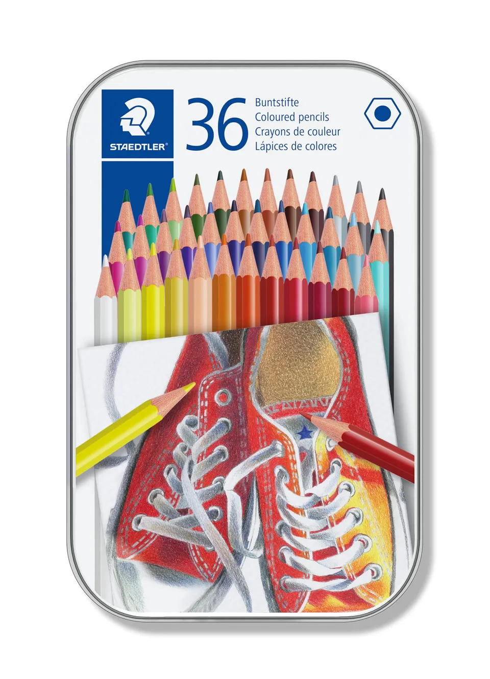 staedtler-175-karat-matite-colorate-36-colori-astuccio-in-metallo image 1