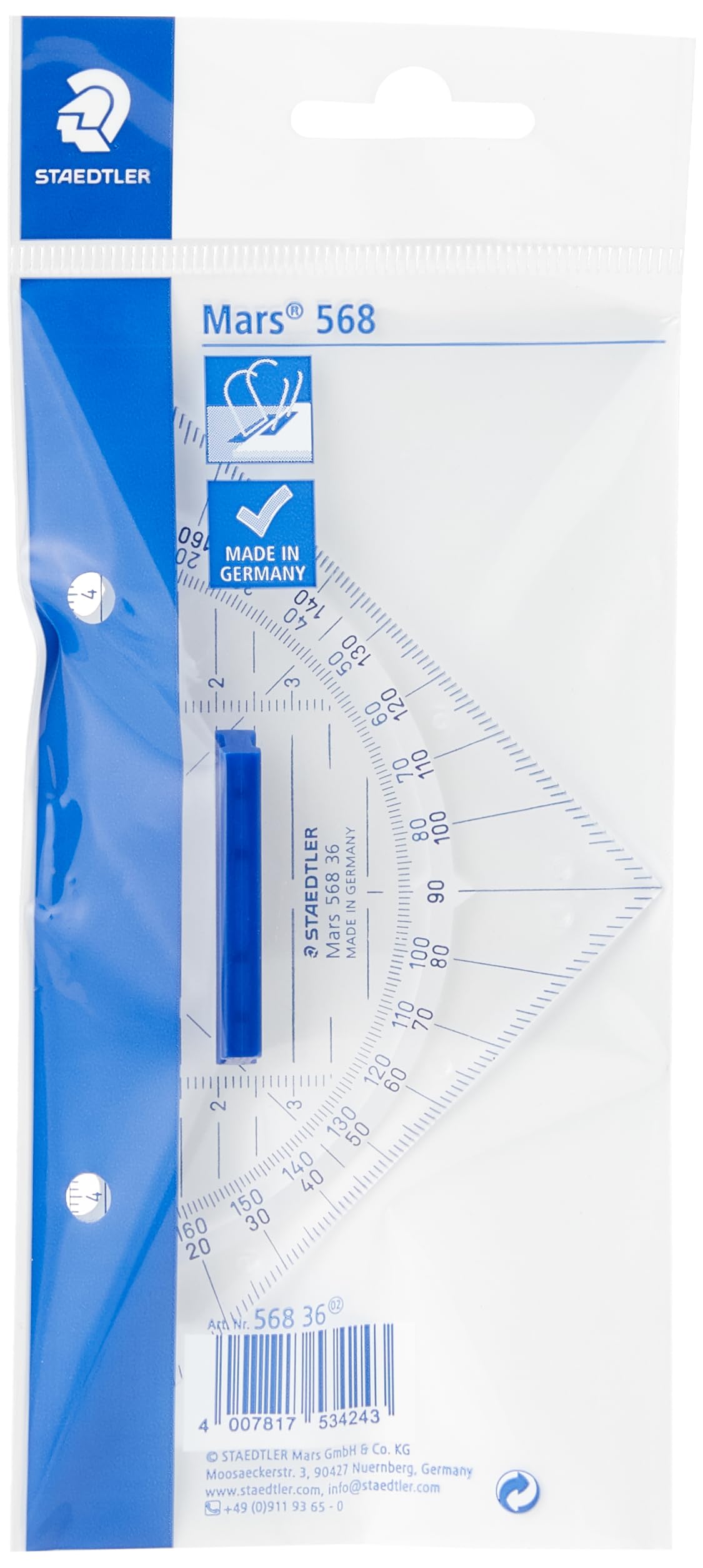 staedtler-mars-568-squadra-geometrica-16-cm-con-impugnatura image 3