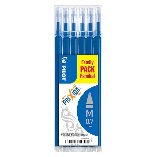 pilot-frixion-ball-set-3-penne-3-ricariche-gel-blu-punta-0-7-mm image 2
