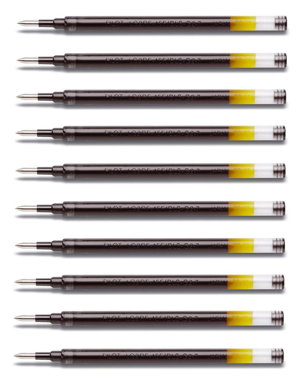 pilot-g2-07-ricariche-penna-gel-nero-punta-0-7-mm-tratto-0-4-mm-set-10-pezzi image 1