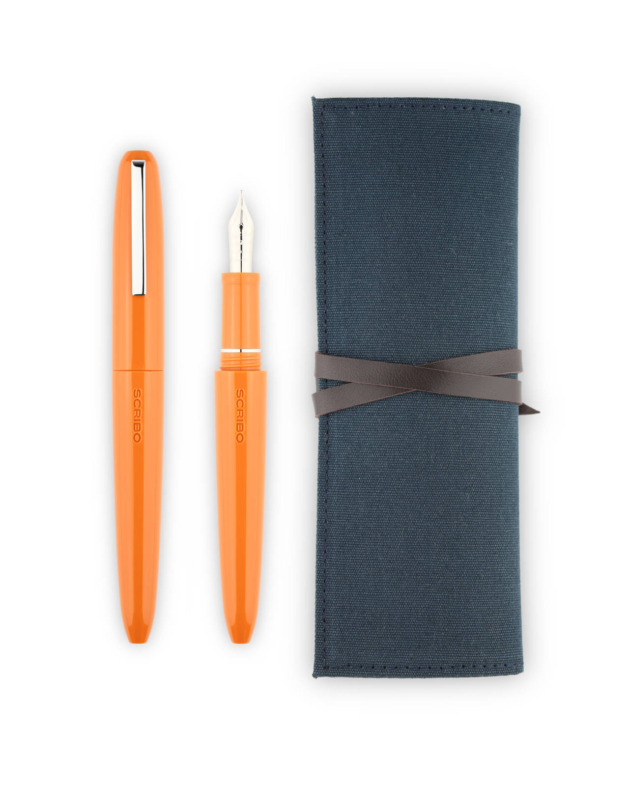 scribo-piuma-levante-stilografica-arancione-alba-edizione-impressione image 8