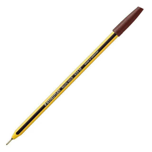 staedtler-noris-stick-penne-a-sfera-marrone-1-0-mm-confezione-da-10 image 1