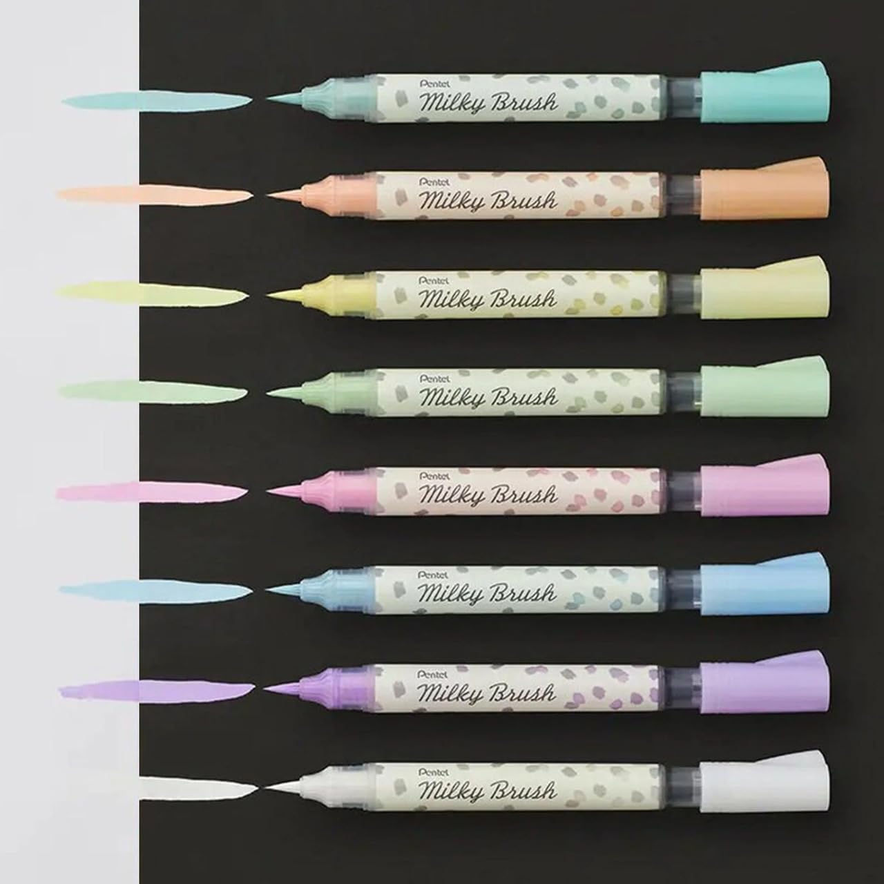 pentel-milky-brush-xgfh-p-pennello-lettering-giallo-pastello image 2