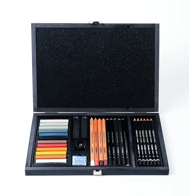 lyra-rembrandt-set-disegno-31-pezzi-in-scatola-di-legno image 1