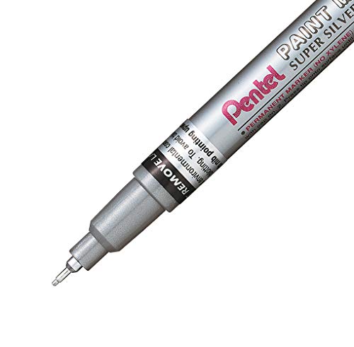 pentel-mfp10-marcatore-a-vernice-permanente-punta-extra-fine-0-6-mm-oro-e-argent image 6