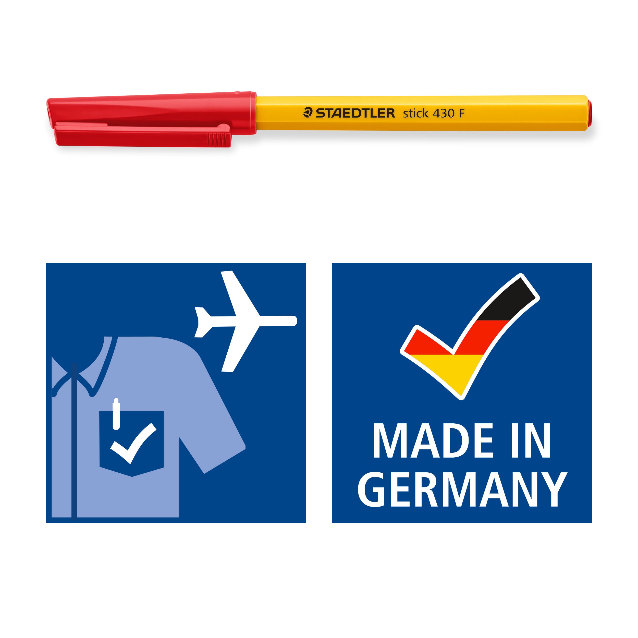 staedtler-stick-430-f-2-penna-a-sfera-punta-fine-confezione-10-pezzi-rosso image 8
