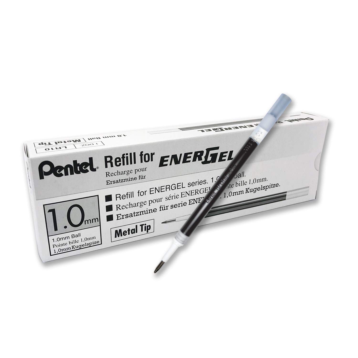 pentel-lr10-refill-energel-1-0-mm-nero-12-pezzi image 2